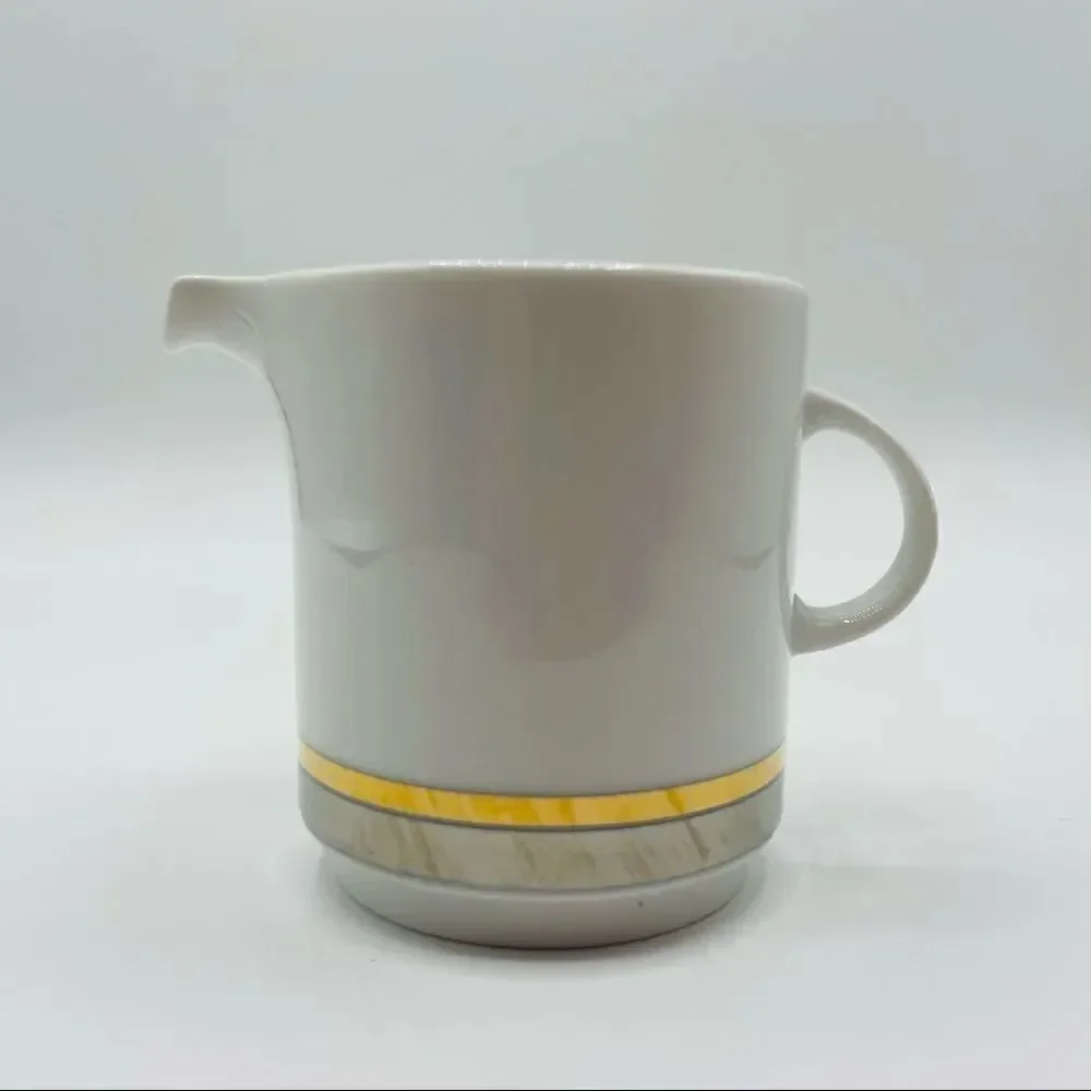 Vintage Mid-Century Thomas Germany Metallic Teapot and Creamer Set